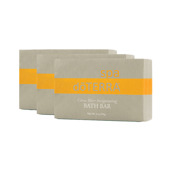 dōTERRA Spa Citrus Bliss Invigorating Bath Bar 3pk