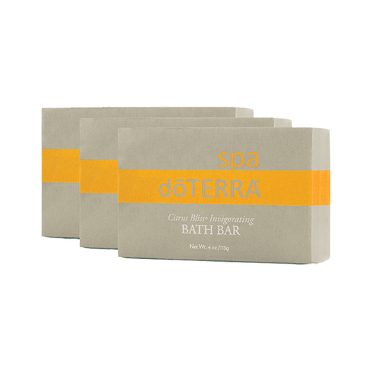 dōTERRA Spa Citrus Bliss Invigorating Bath Bar 3pk